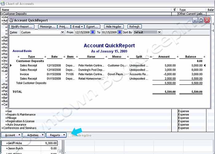 Record Customer Prepayments