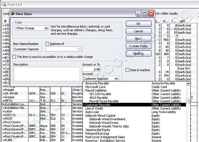 Record Customer Prepayments